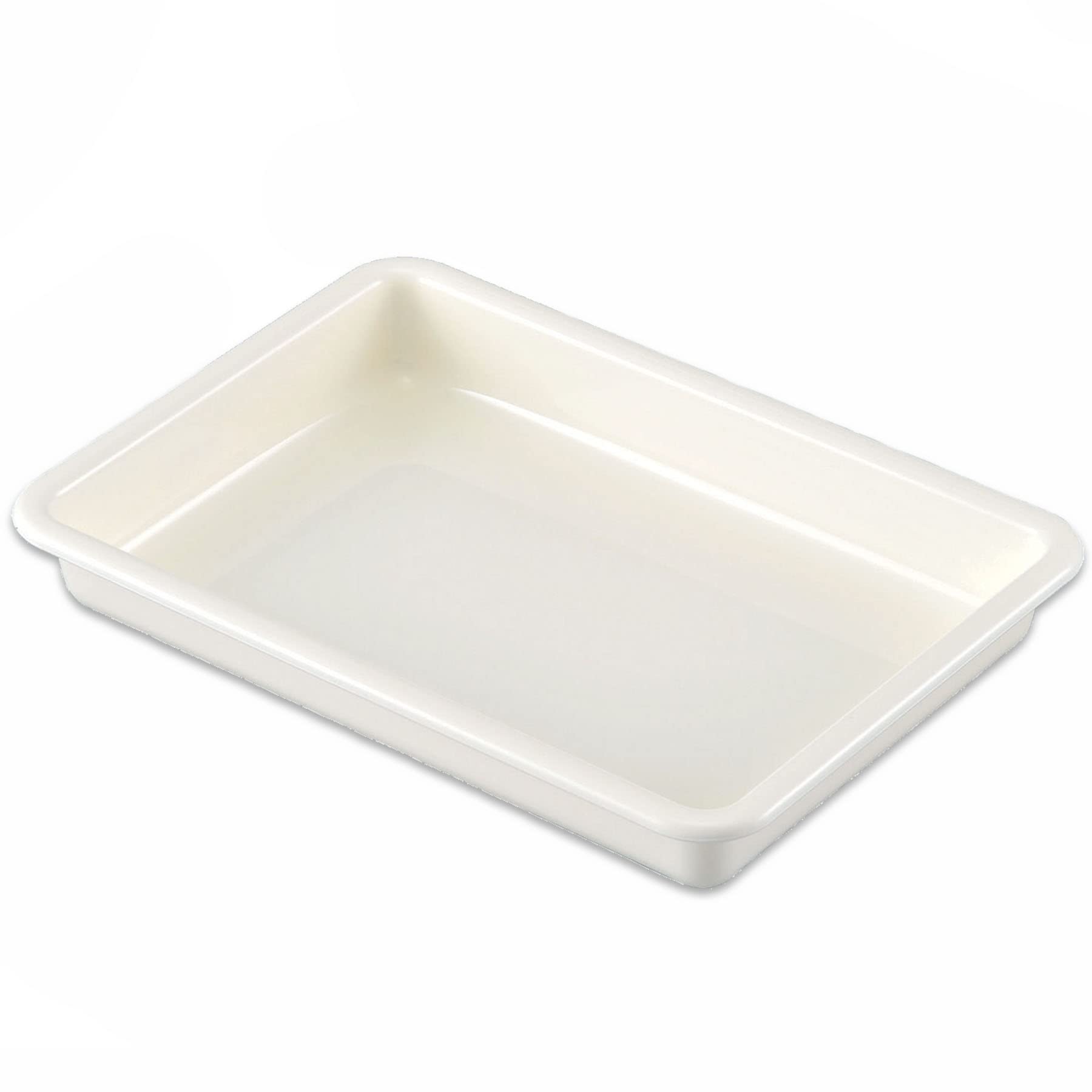 Nagao Cooking Dishwasher and Microwave Made in Tray/Baking Tray, 24x17cm, Plastic, Safe, Japan, MS-107 слоновая кость