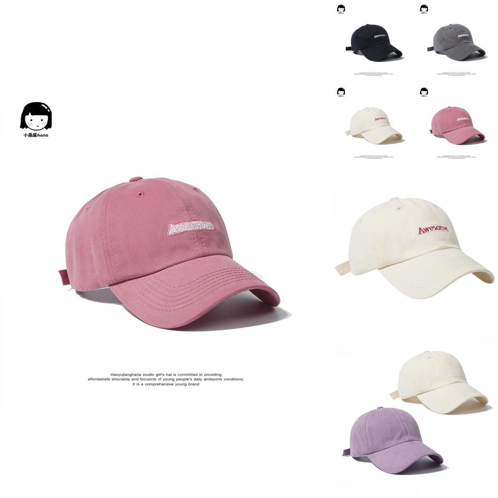 Trendy Unisex Embroidered Cotton Baseball Cap For Sun Protection And Comfort