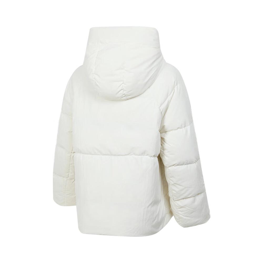 adidas Women's Winter Regular Duck Down 600 Fill Power White Hooded Down Jacket