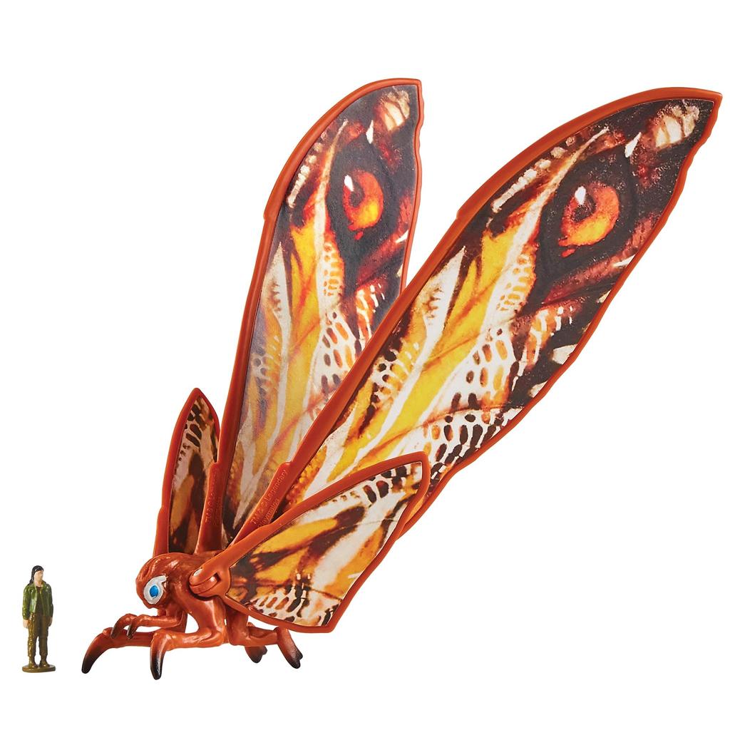PlayMates Godzilla x Kong Monsterverse Action Figure Basic Series Mothra and Zia 6" -