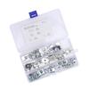 50PCS Car U Clips 65 Manganese M4 M5 M6 M8 U Shaped Nut Assortment Set for Car Motorcycle Dash Door Panel Interior