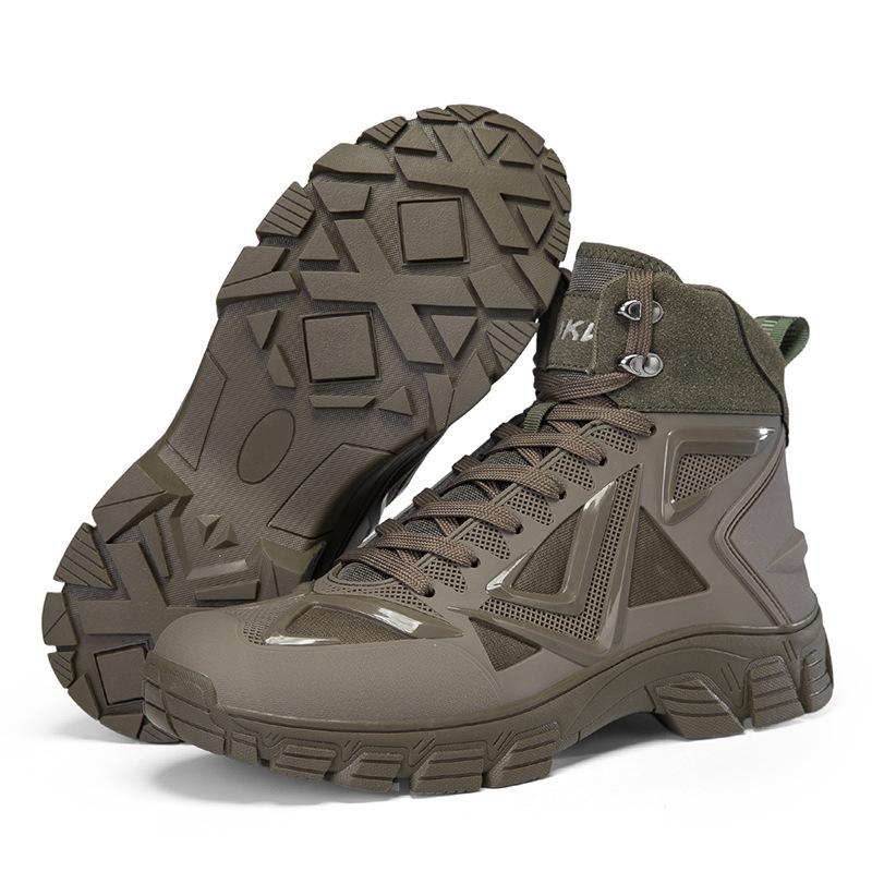 Sourcing New Style Large Size High-top Hiking Boots Anti-slip Wear-resistant Outdoor Sports Traveler Casual Walking Shoes