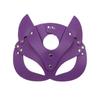 Gothic-Style Cat-Ear S&M Leather Mask, Unique  Accessory for Adult Erotic Roleplay, Spice Up Bedroom Bondage & Sensual Games
