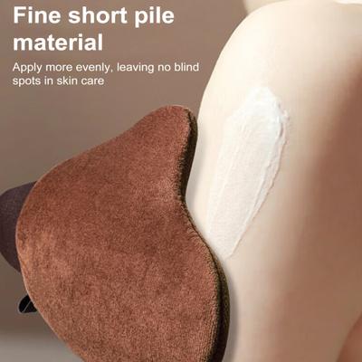 2 Stück Lotion-Auftragshandschuh Wiederverwendbar Tragbar Samt Sonnenhandschuhe Doppelseitiges Design Heimbräunungswerkzeug