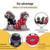 Festive Dog Sweaters: Snowflake, Christmas, Halloween, and Elk Designs