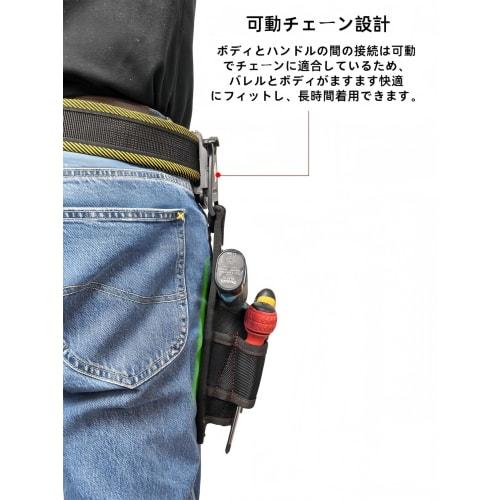 Qztuory [3-Tier Design/Tool Drop Prevention] Ultra-Lightweight Nylon Waist Bag with Detachable Tool Holder for Carpentry, Electrician, DIY, and Fishin