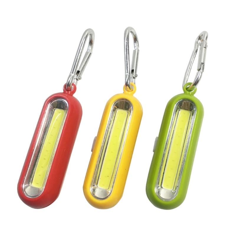 Mini Keychain Pocket Torch Battery Powered LED Light Flashlight Lamp, Strong Light Small Keyring Light Torch Flashlight