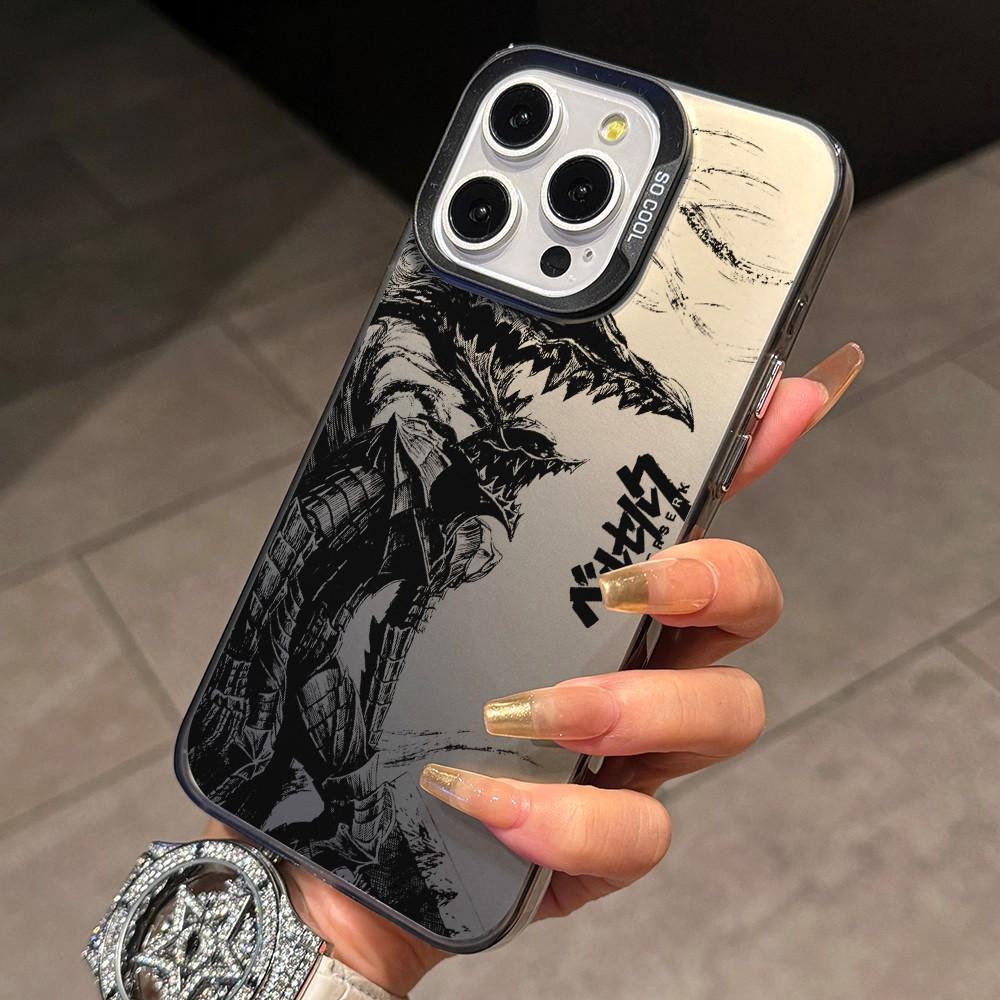 Berserk Guts Hot Anime Phone Case for Xiaomi Mi 14 14T 13 12 T 11 Lite Pro 4G 5G Matte Silver Hard Cover
