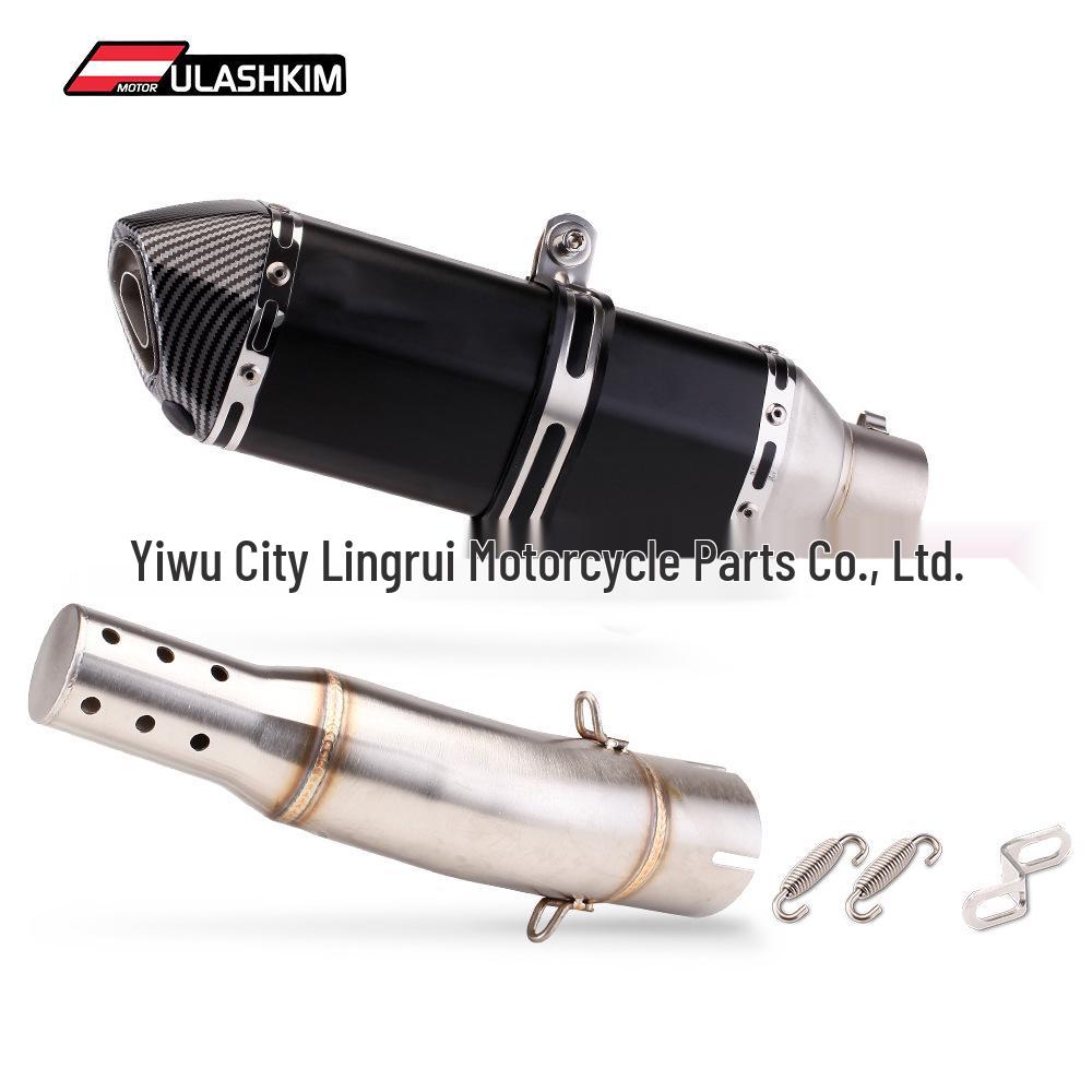 Stainless Steel Mid-Pipe for CFMoto NK400 Motorcycle Exhaust Modification