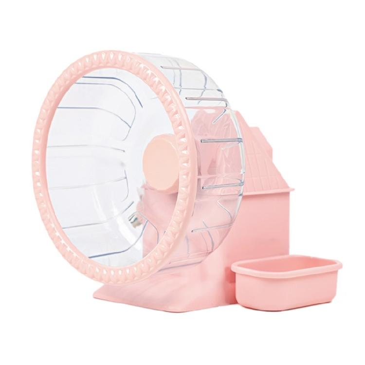 

Sports Gerbil Exercise Play Toy Transparents Pet Rotatory Jogging Wheel Wheel for Hamsters Gerbils Mice світло-рожевий колір