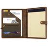 Genuine Leather Portfolio Organizer - Professional Business Pad Folio for Men and Women - Document Card Holder, Resume Folder, Folio for A4/Letter Siz