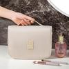Korean-Style Minimalist Travel Makeup Bag with Large Capacity and Hook