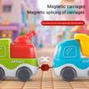 Children Electric Track Train Toy Steam Rail Car with Light&Music Mini Engineering Car Set Kids Puzzle Boy Toys Xmas Gifts