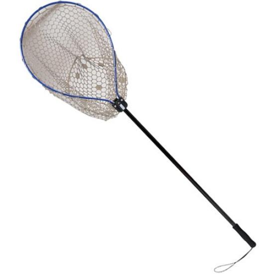 KAHARA JAPAN Bass Tournament Rubber Landing Net Blue/Black