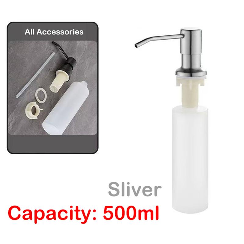 Kitchen Sink Soap Dispenser Built-in Kitchen Sink Soap Dispenser Extension Tube Kit Easy To Install Soap Bottle