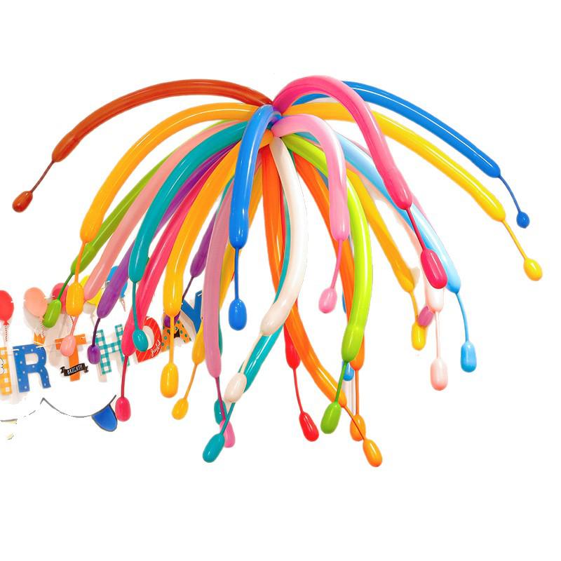 Colorful Dopamine Birthday Balloons and Backdrop for Kids' Party