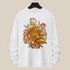 Autumn Winter Men's Round Neck Sweatshirt China-Chic Loose Large Size Fashion Long Sleeve Hoodies Women Top
