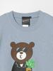 Beamsty Sweatshirt [SPECIAL PRICE] Paris Bear Crew Neck Sweatshirt, Men's, Blue, Size L, 75130927591
