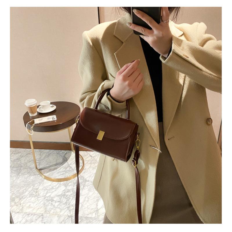 Simple Fashion Square Crossbody Bag for Women Thin Strap Shoulder Handbag