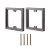 Square Spacer for Deepening Single Socket 10MM Height 2pcs with 4 Screws