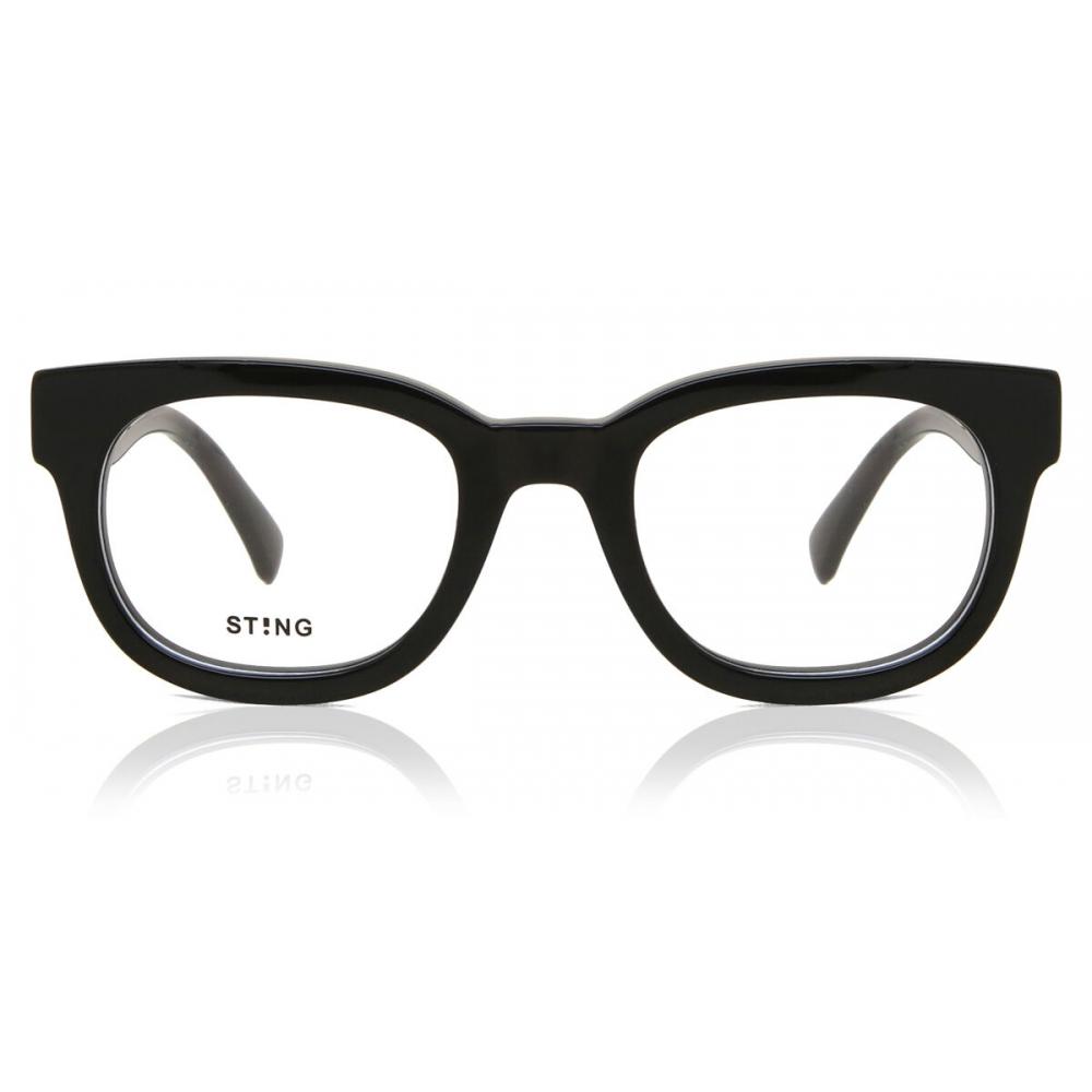 

Sting Vst448 0700 Unisex Eyeglasses Shiny Black/49