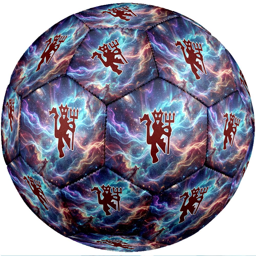 Pallone da calcio tema Manchester United Taglia 5 Pallone da calcio Tocco Morbido Pallone da calcio per Allenamento Professionale per Sport all'Aperto