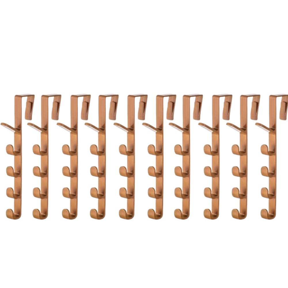 Bedroom Door Hanger Clothes Hanging Rack Over The Door Plastic Home Storage Organization Hooks, Purse Holder For Bags Rails