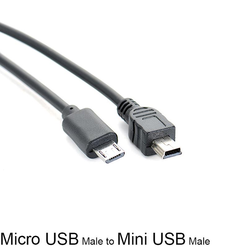 Micro-USB-Stecker auf Mini-USB-Stecker Datenadapter Konverterkabel Schnur