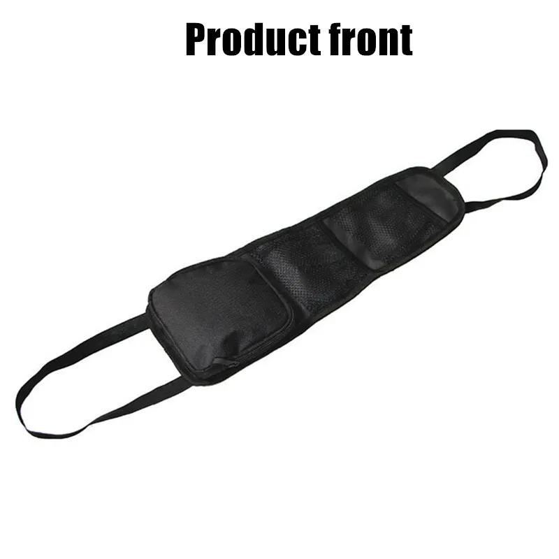 1 Piece Car Seat Back Hanging Bag Oxford Cloth Waterproof Thermal Pressure Resistant Handle Side Storage Bag Vehicle Compression