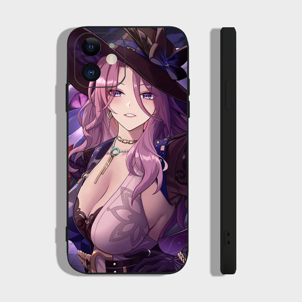 Jade Honkai Star Rail Anime Phone Case For IPhone 17 Air 16 15 14 13 Pro Max 11 12 Black Silicone Cover