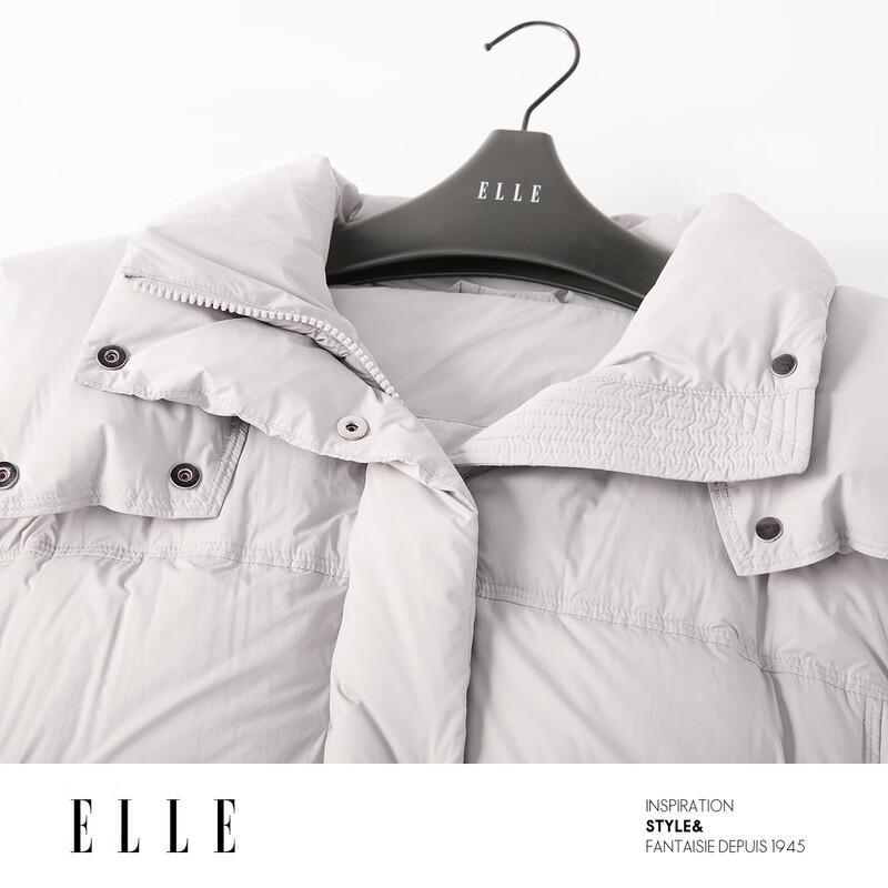 ELLE Women's Hooded Duck Down Puffer Jacket