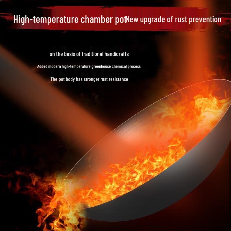 Royalstar Forged Seasoned Iron Wok