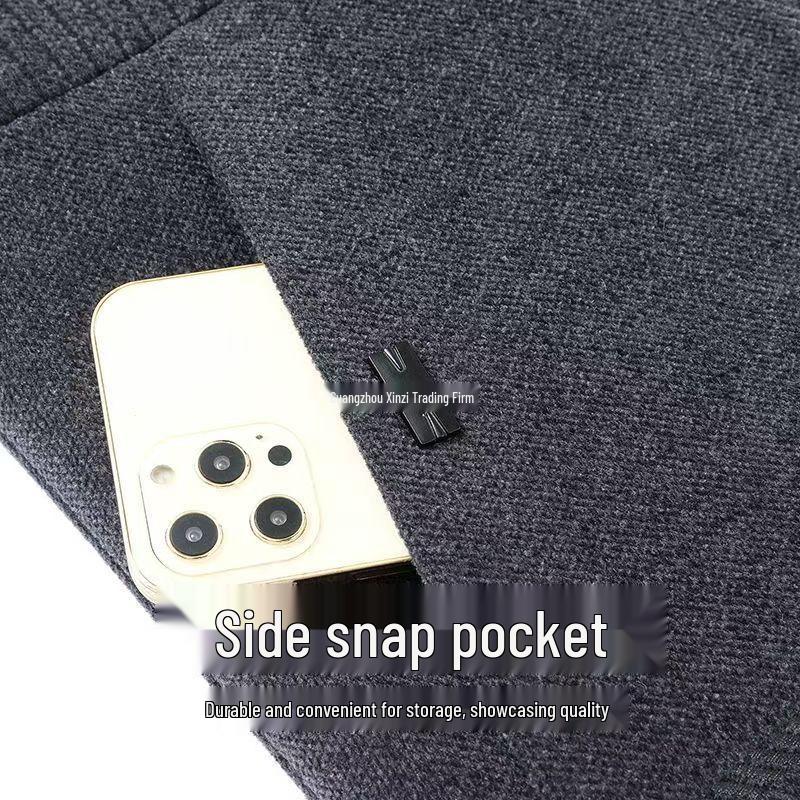 Dad's Velvet Thickened Winter Jacket for Middle-Aged & Elderly Men - Chenille Lapel Woolen Coat