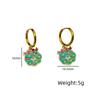 New Fashion Christmas Earrings: Creative Snowman & Tree Design In Stainless Steel