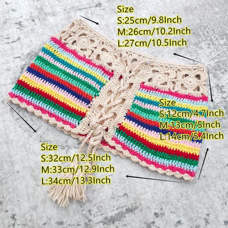 Handmade Crochet Bikini Crop Top Swimwear