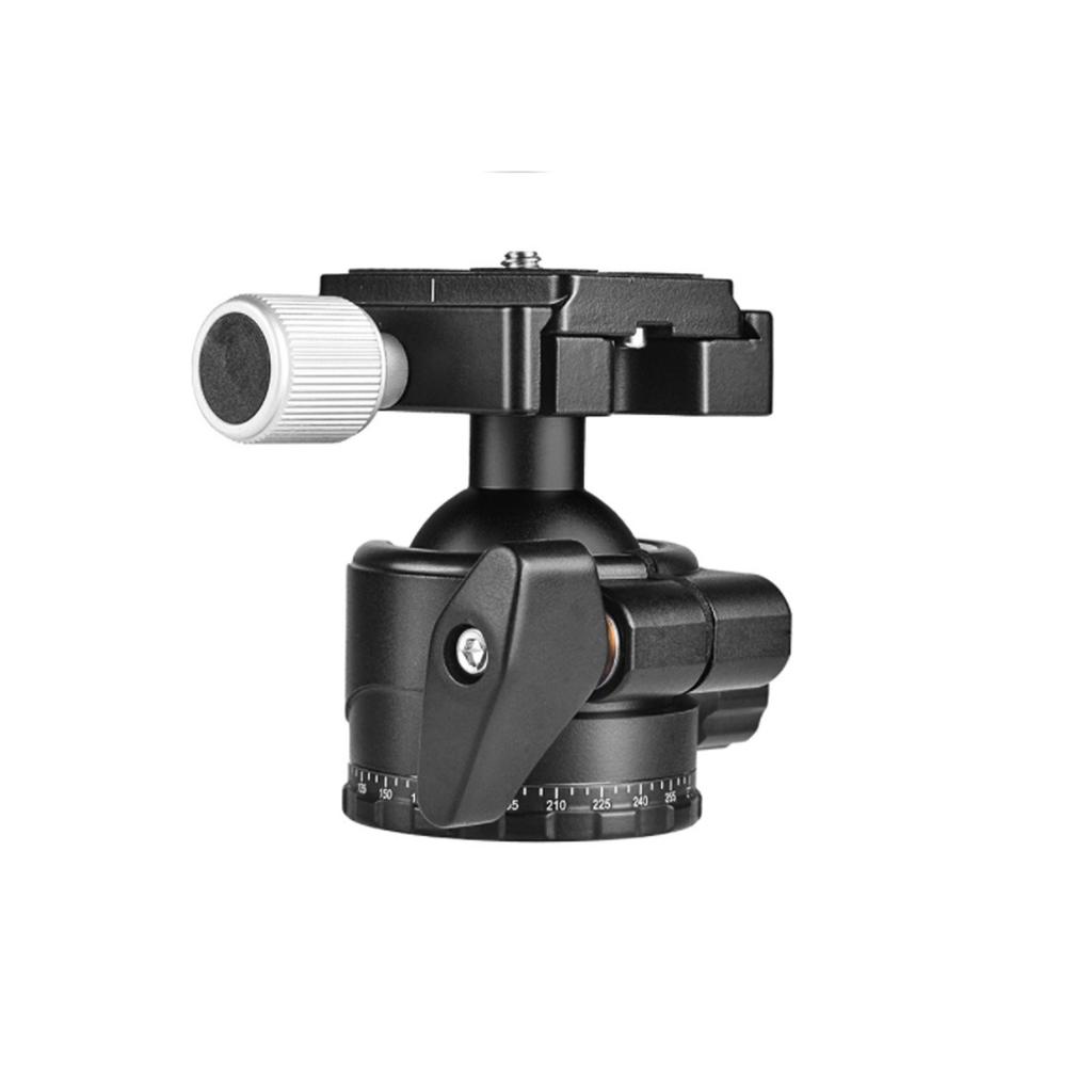 Low Profile Tripod Ball Head with 1 4 Quick Release Plate 35mm Panorama Ballhead for Tripod Monopod DSLR Camera