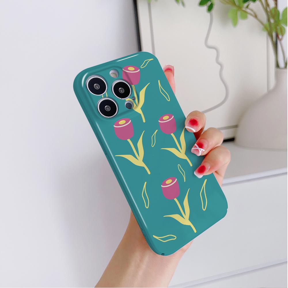 All-inclusive Film Phone Case Cartoon Fashion Design Hard Shell Full Cover Camera Protection Case for iPhone Huawei Honor Vivo Google
