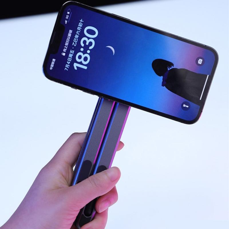 Ergonomic Adjustable Tablet Phone Stand with Multi Angle Positions for Healthy Postures Support Foldable Portable Design