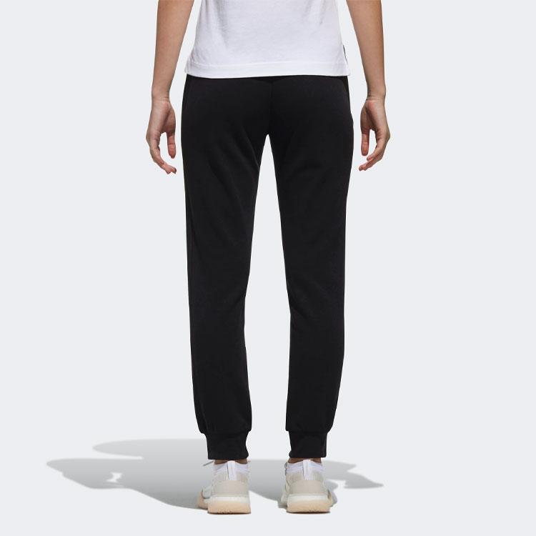 Adidas Pt Ft Ch 3S Solid Color Knit Tapered Sports Pants Women Pants Black DT8325