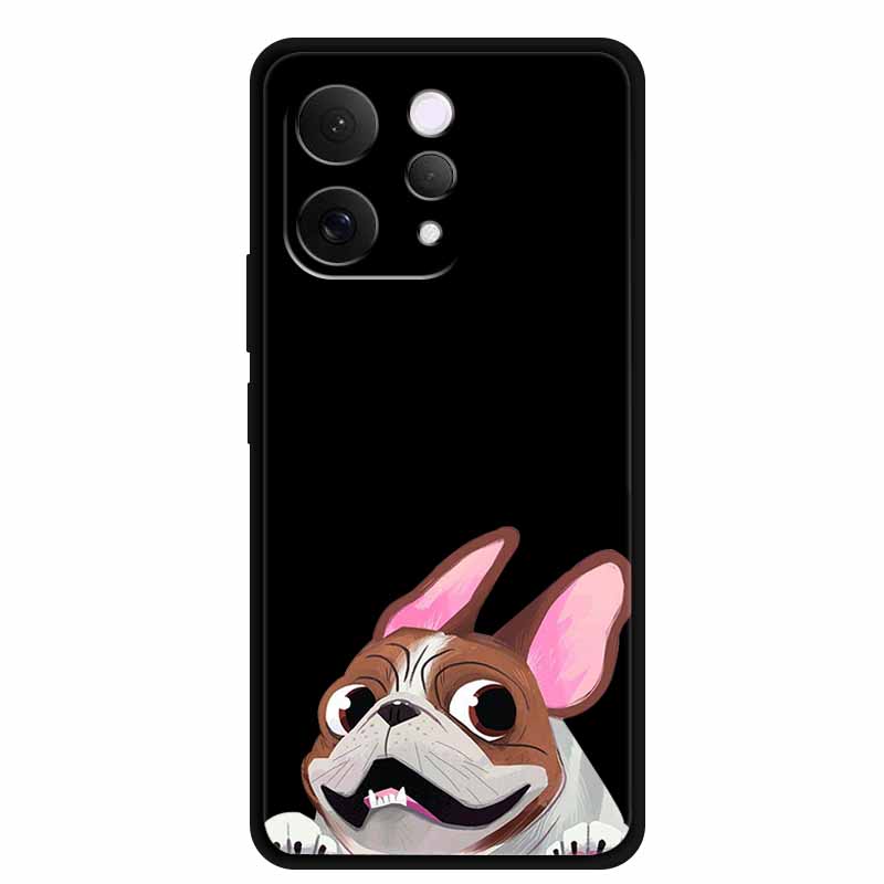 Coque For Vivo S50 V2528A Case 6.59" Black Silicone Case Cartoon Cat Shockproof Soft Back Cover For Vivo S50 5G 2025 Phone Case