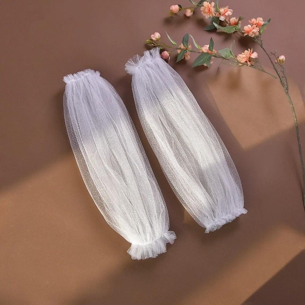Elastic Cuff Bridal Sleeves Detachable Wedding Arm Sleeves Elegant Wedding Gloves Wedding