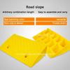 50*50*19cm Plastic PVC Road Slope Ramp Pad Portable Car Step Uphill Triangle Mat Curb Rubber