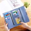 Wholesale 2023 New Korean Style Ladies Wallet Long Three-fold Wallet With Button Multiple Card Slots Coin Pocket