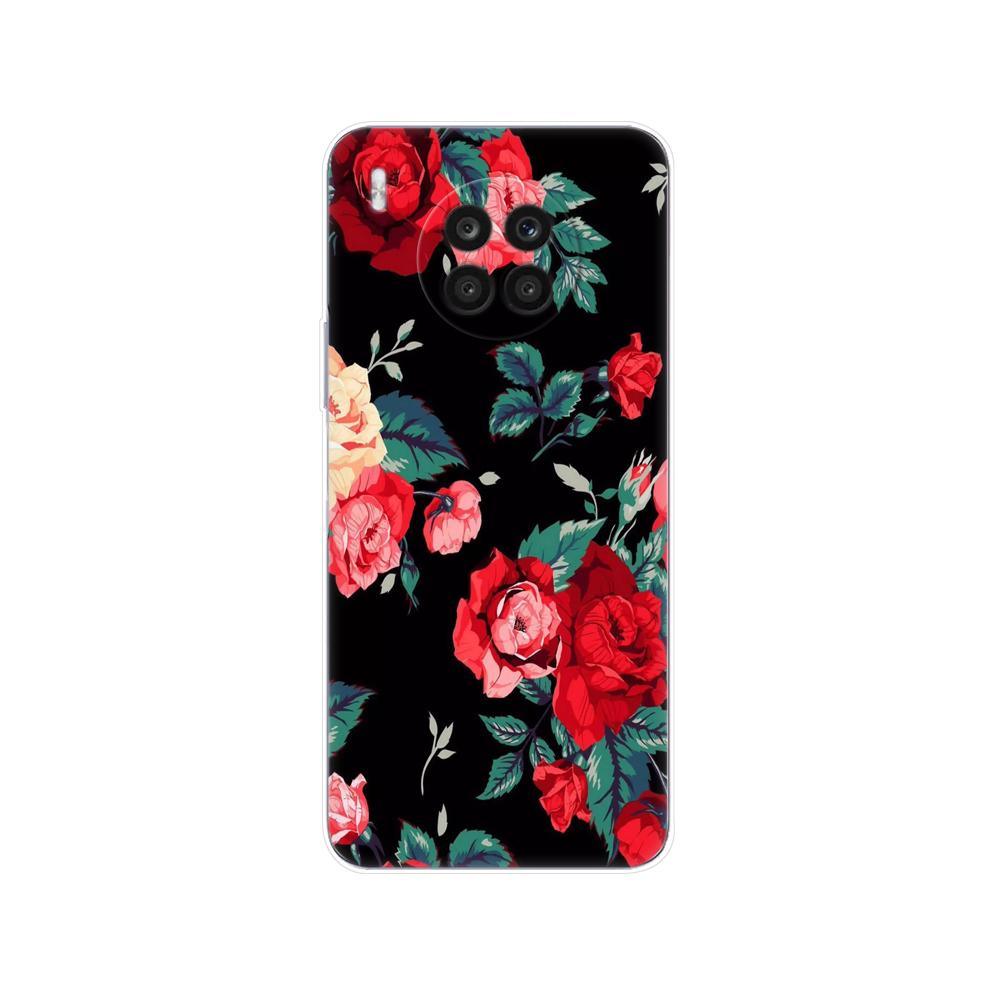 For Honor 50 Lite Case 6.67 Inch Silicon Back Cover Phone Case For Huawei Honor 50 Lite Soft Case TPU Bumper 50Lite Light Funda