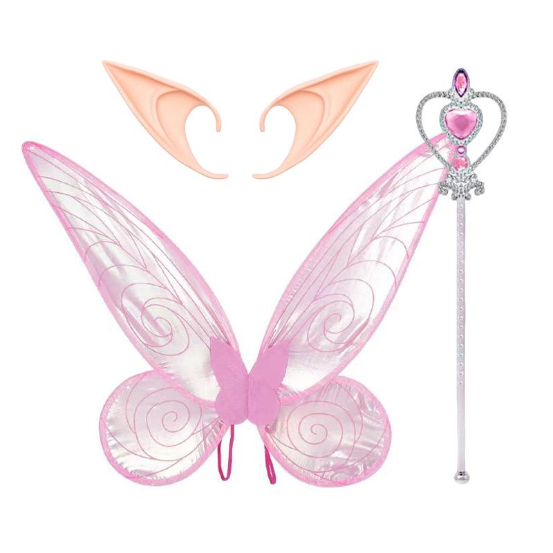 Princess Fairy Wings Costume for Girls - Perfect for Children's Day and Christmas Performances