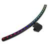 Curved Screen Hanging Lamp with Seven-Color LED, Sound-Reactive Rhythm, and Eye Protection Features.