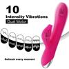 Powerful Rabbit Vibrator for Women G Spot Clitoris Stimulation 10 Speed Dildo Masturbator Rechargeable Sex Toys For Adult 18+
