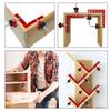 140mm Corner Clamps 90 Degree Positioning Auxiliary Fixture Panel Fixing Clip  for Woodworking