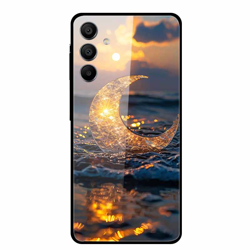 For Samsung A16 5G Case Back Hard New Cover for Samsung Galaxy A 16 SM-A166B Tempered Glass Case Funda Cool Designed Girls Capa