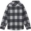 Levis Plaid Loose Comfortable Casual Long Sleeve Jacket Men jackets Blue Gray 0017O-0001